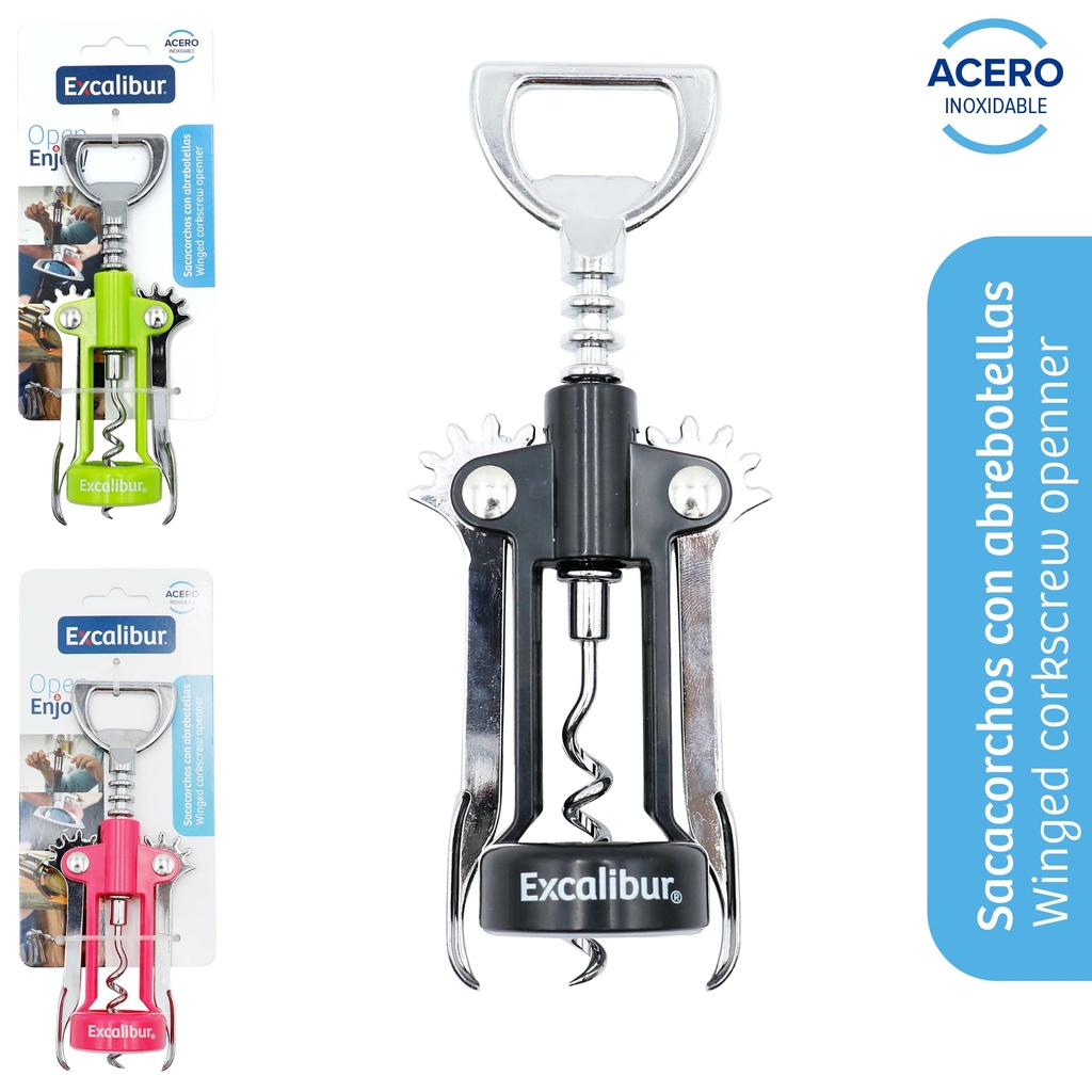 ABRIDOR DE BOTELLA EXCALIBUR 10-585
