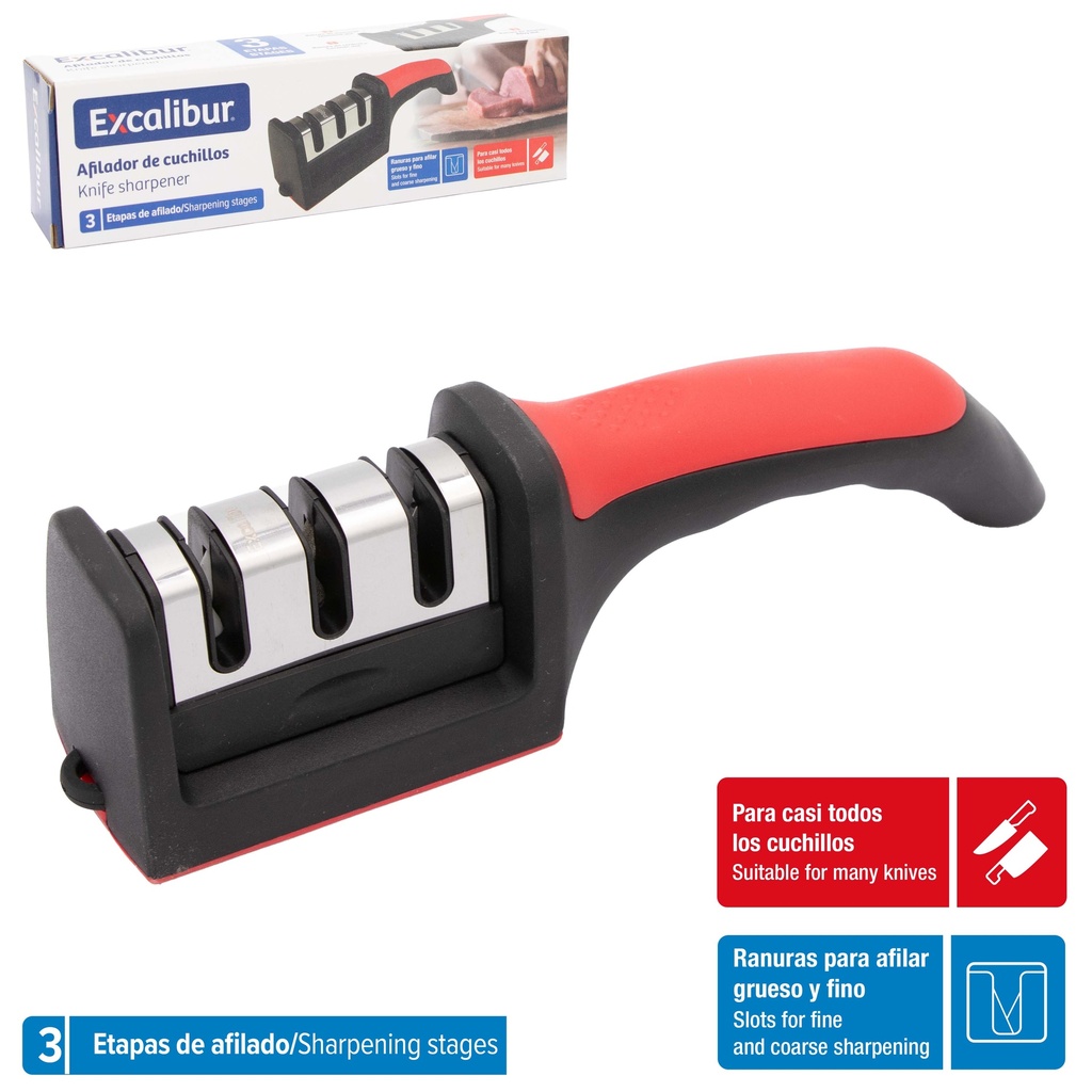 AFILADOR DE CUCHILLO EXCALIBUR 10-525