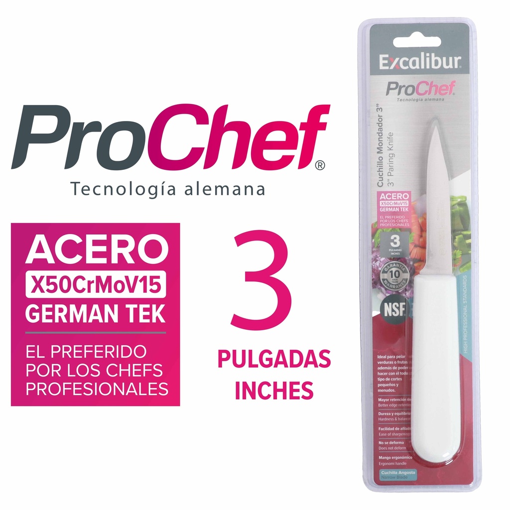 CUCHILLO 3" EXCALIBUR 10-559