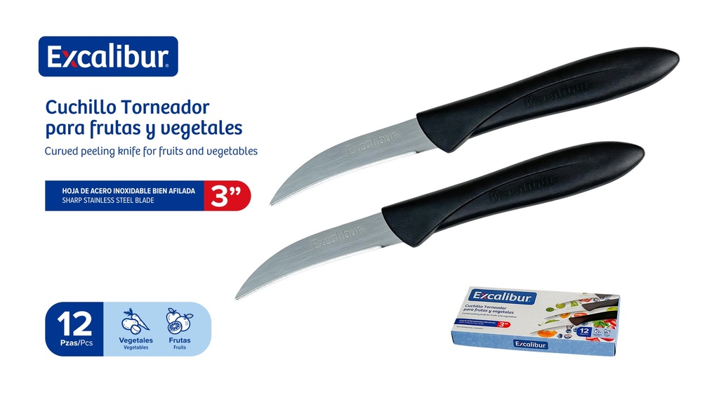 CUCHILLO 3" EXCALIBUR 10-572