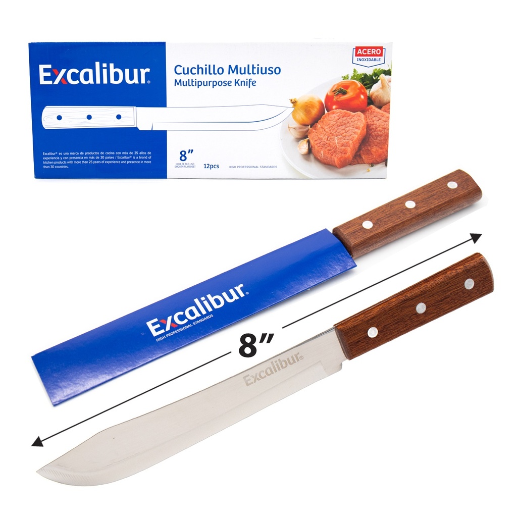 CUCHILLO MULTIUSO 8" EXCALIBUR 10-732