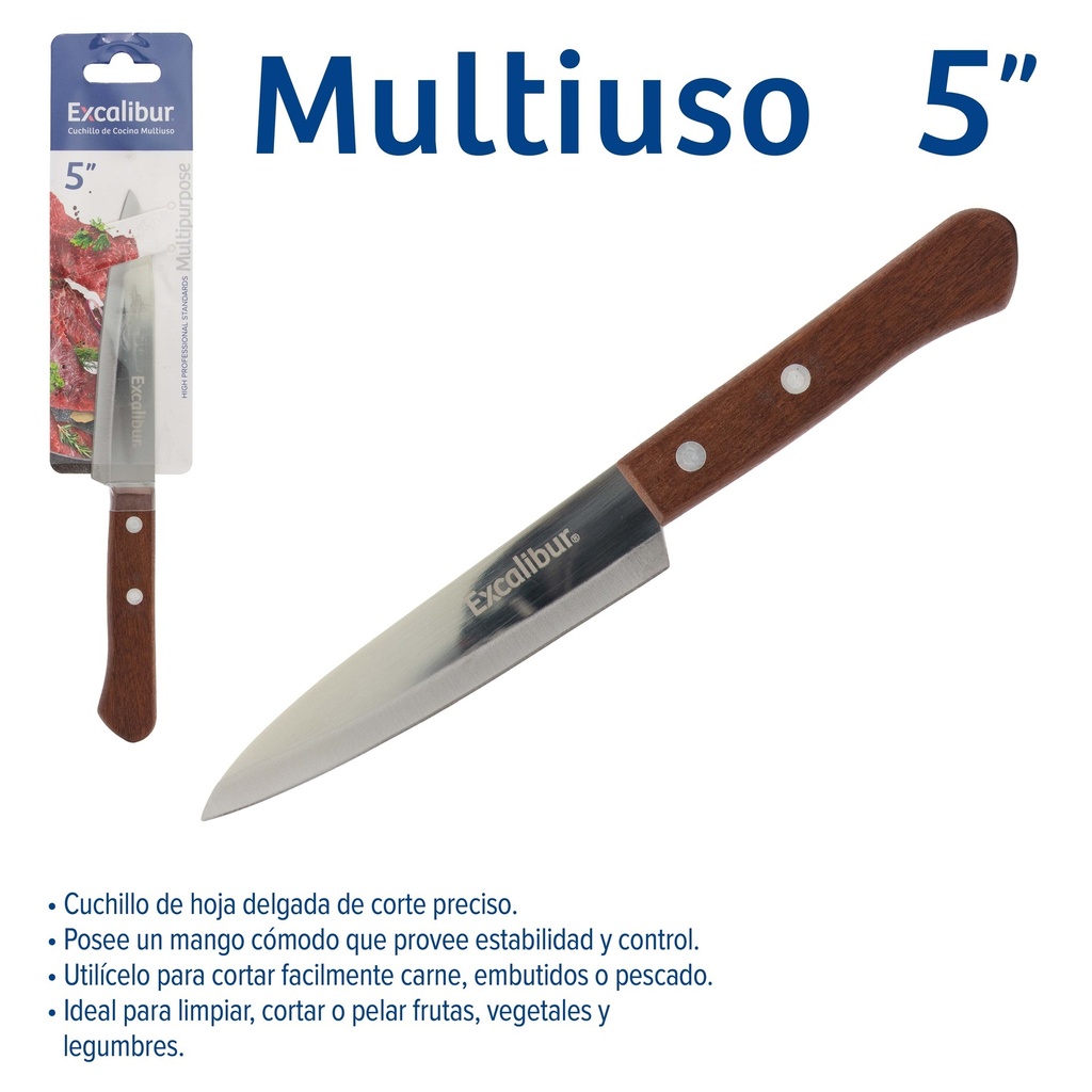 CUCHILLO MULTIUSO 5" EXCALIBUR 10-611
