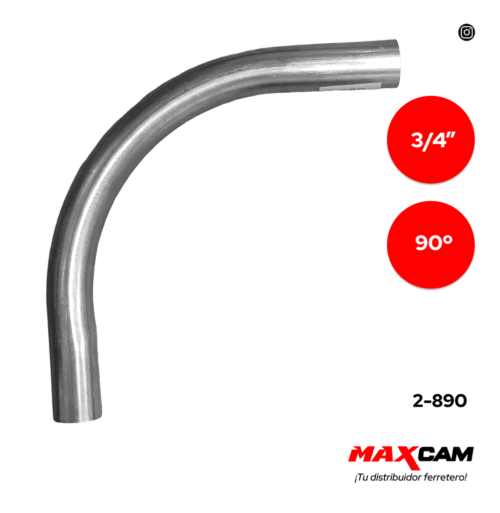 CURVA EMT 3/4" x UNID DB 2-890