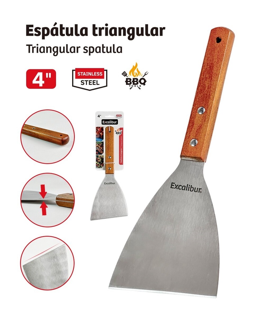 ESPATULA PARA COCINAR EXCALIBUR 10-569