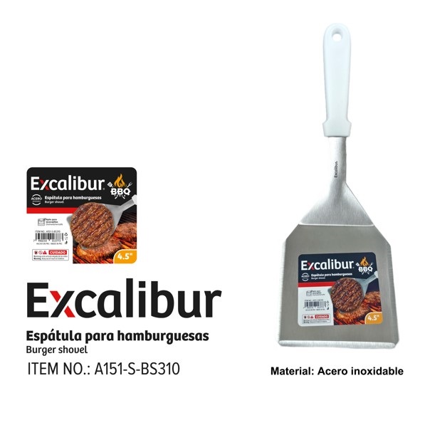 ESPATULA PARA HAMBURGUESAS EXCALIBUR 10-583