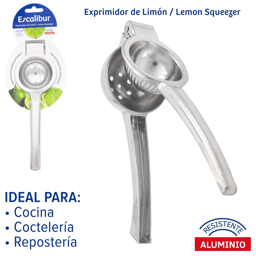 EXPRIMIDOR DE LIMON ALUMINIO EXCALIBUR 10-505