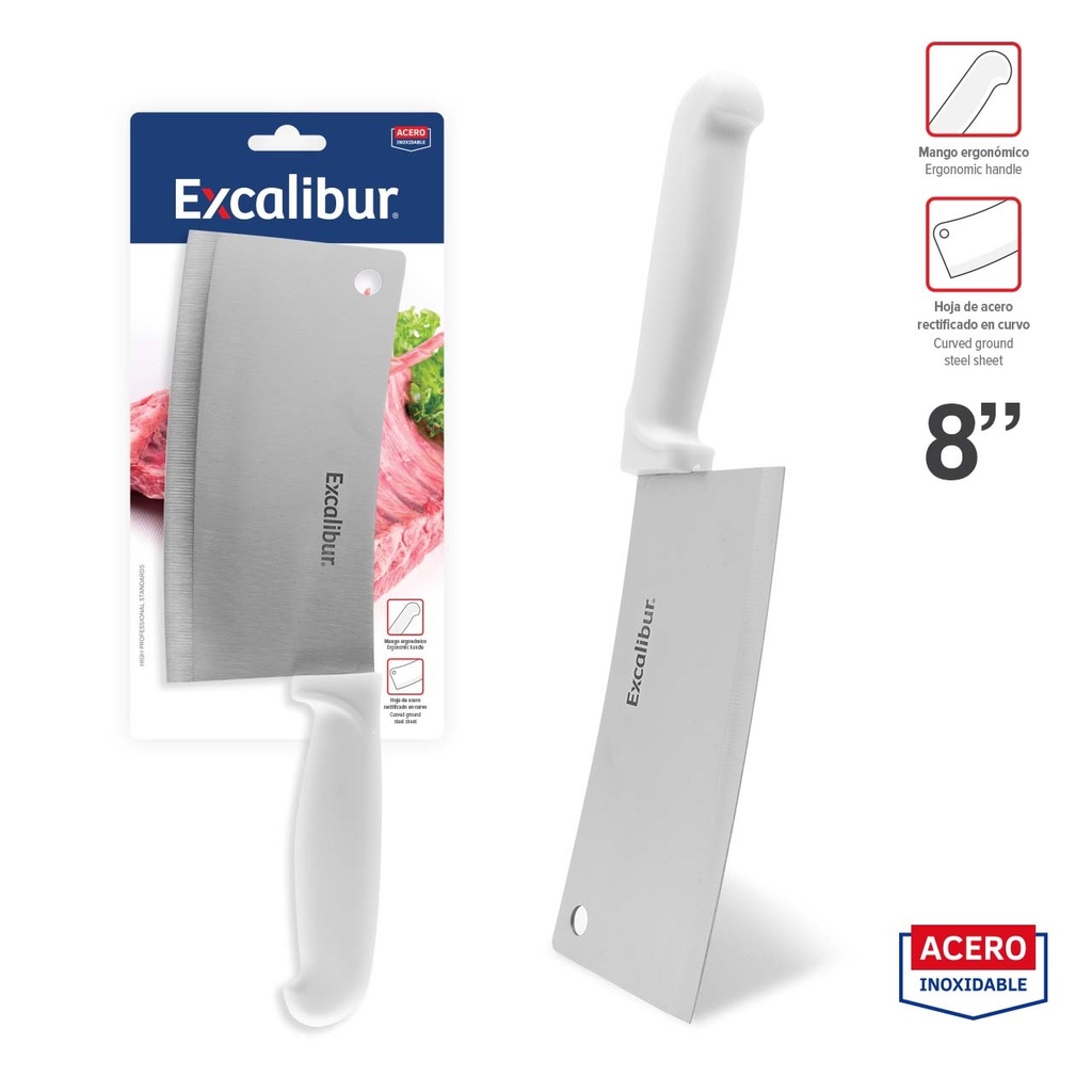 HACHA DE COCINA 8" EXCALIBUR 10-646