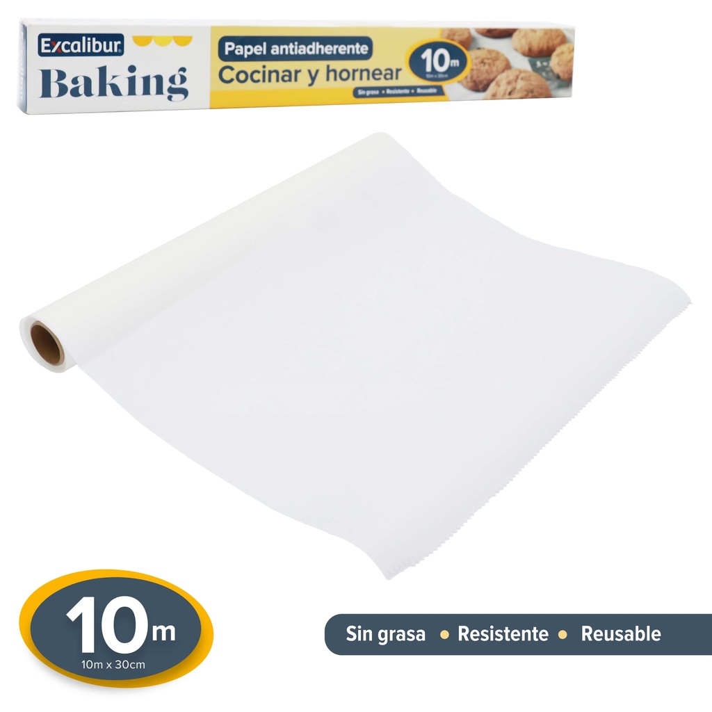 PAPEL P/HORNEAR x 10 MTS EXCALIBUR 10-507
