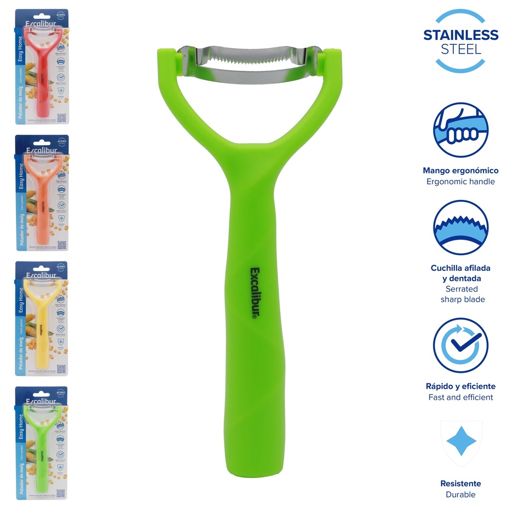 PELADOR DE MAZORCA EXCALIBUR 10-596