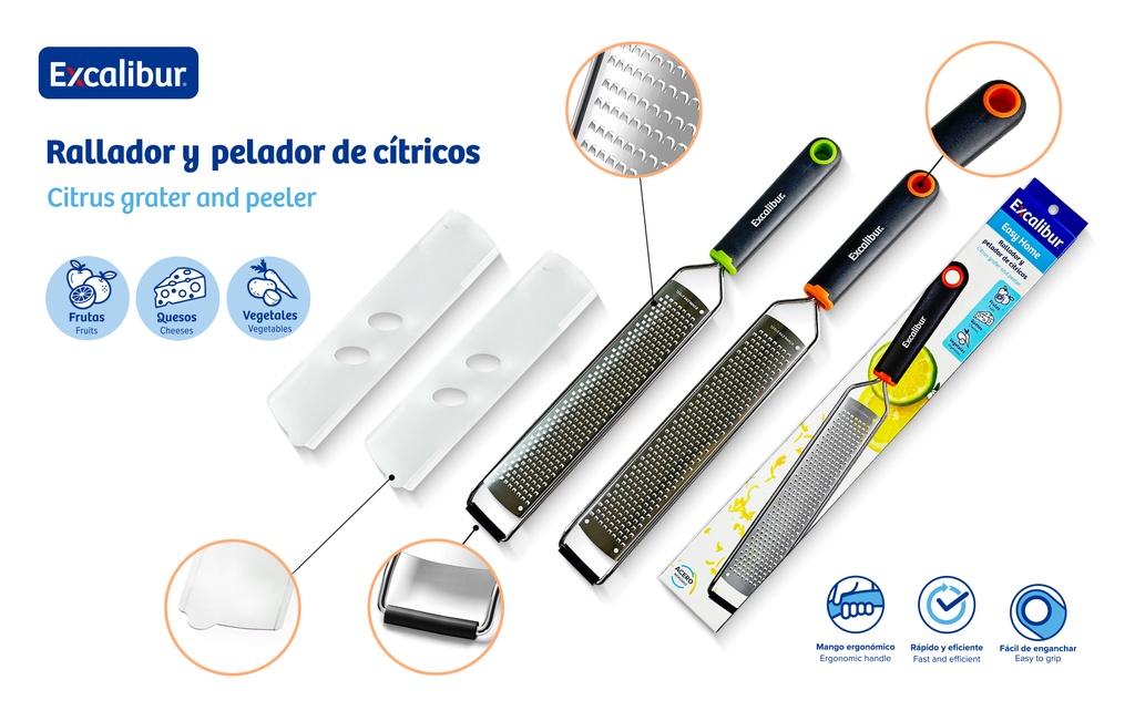 RAYADOR DE CITRICOS 8" EXCALIBUR 10-580