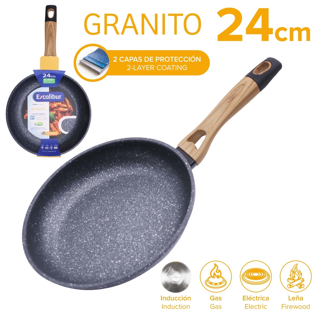 SARTEN 24CM EXCALIBUR 10-630