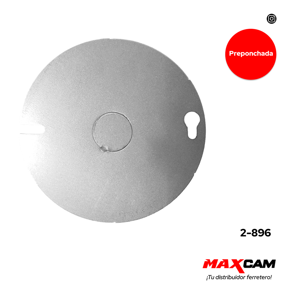 TAPA METALICA RED PREPONCHADA x UNID DB 2-896
