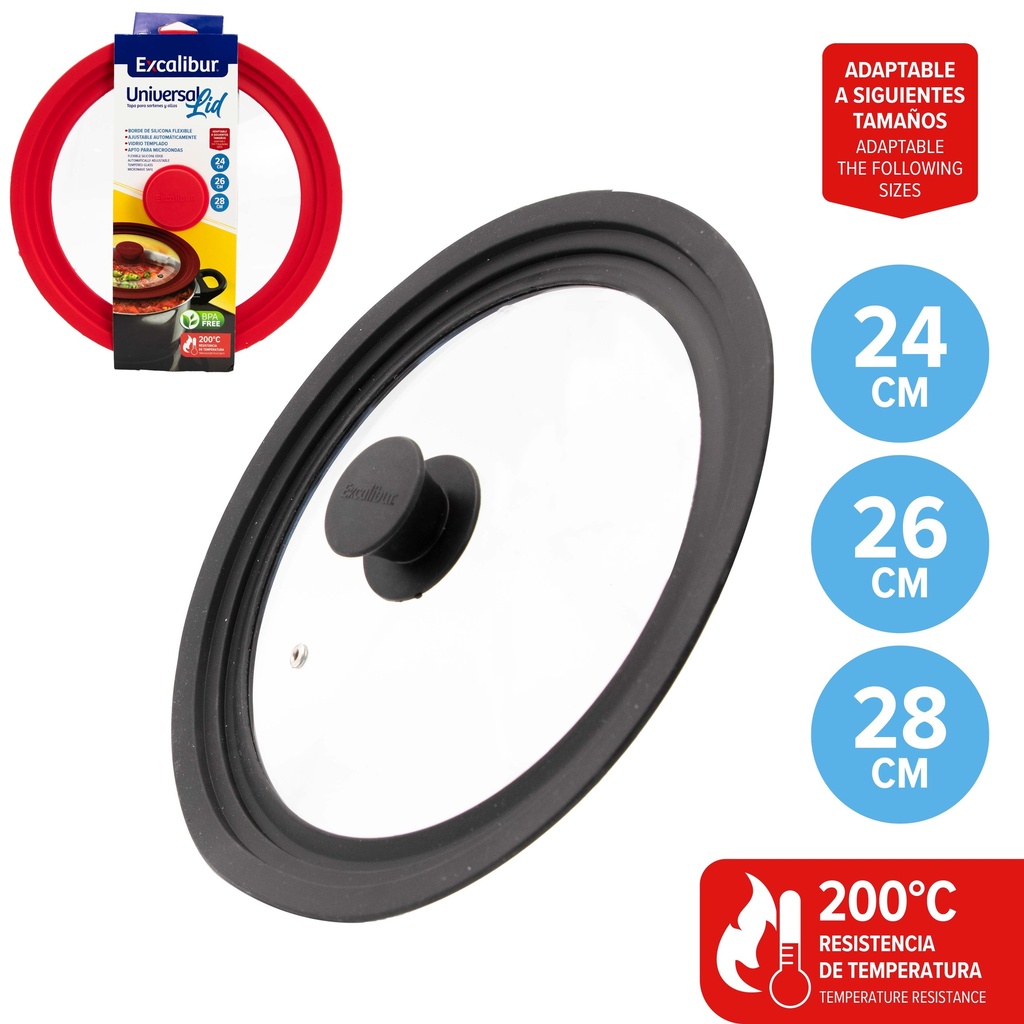 TAPA PARA SARTEN EXCALIBUR 10-567