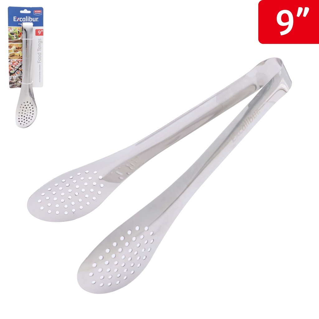 TENAZA PARA ALIMENTOS 9" EXCALIBUR 10-736