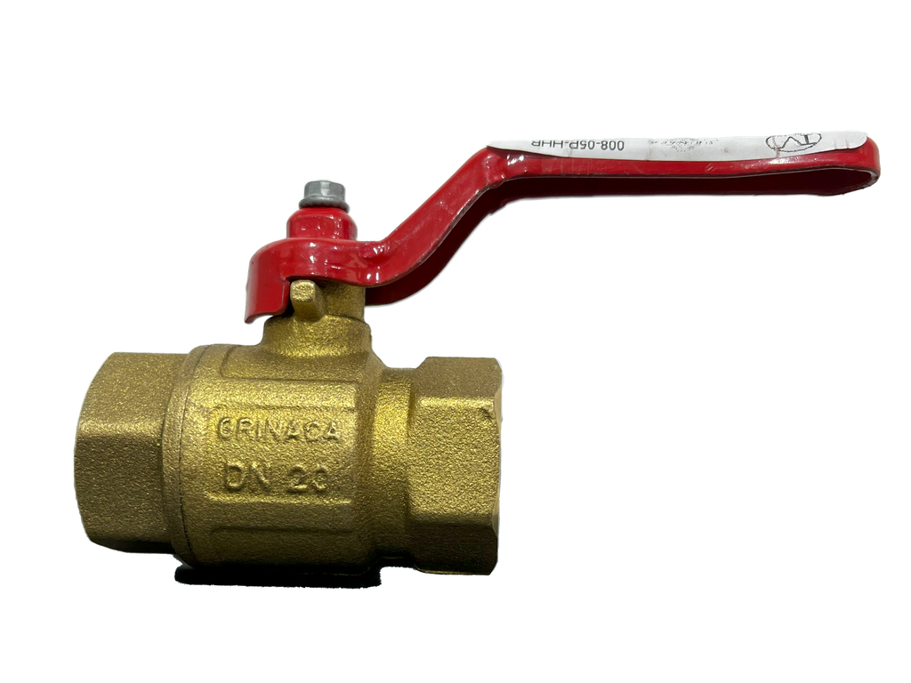 VALVULA PASO BRONCE x 3/4" GRINACA 2-570