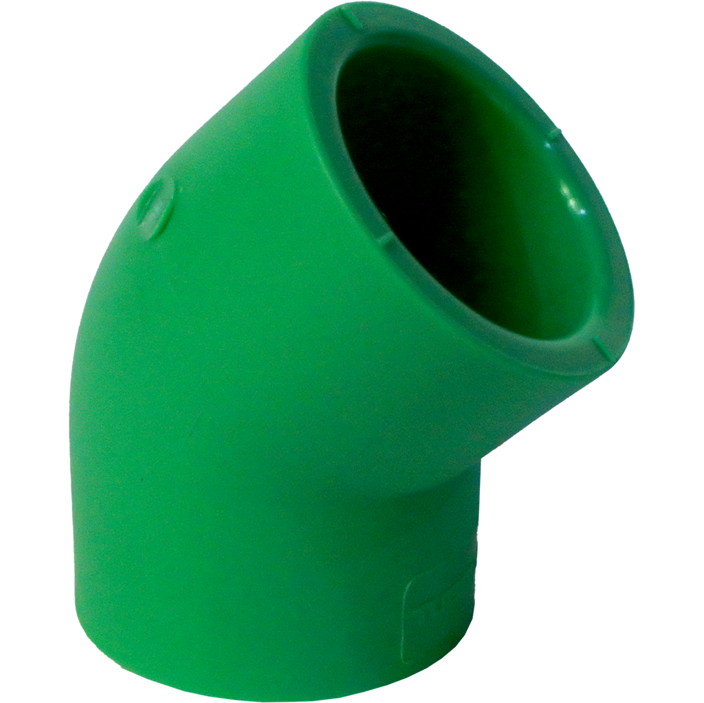 CODO PPR 45° x 32MM TUBRICA 2-616