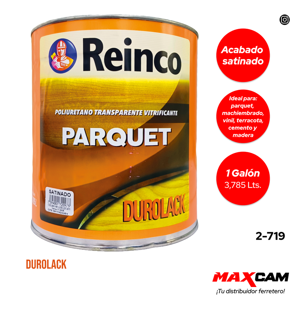 POLIUTERANO PARQUET SATINADO x GALON REINCO 2-719