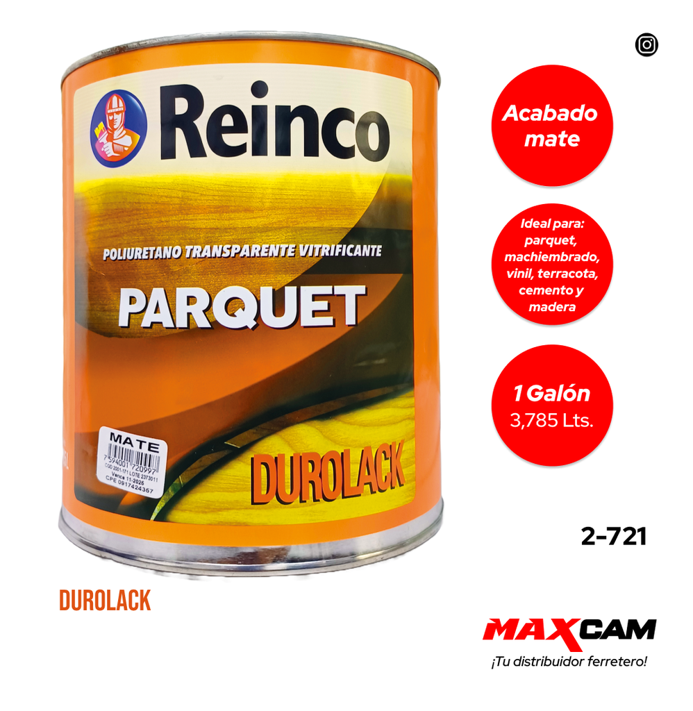 POLIURETANO PARQUET MATE x GALON REINCO 2-721
