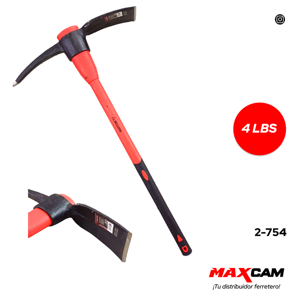 PICO C/MANGO FIBRA 4 LBS BELLOTA 2-754