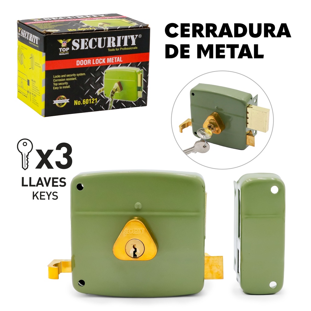 CERRADURA CILINDRO FIJO SECURITY 3-022