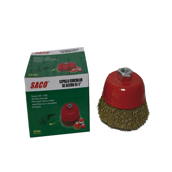 CEPILLO CIRC ALAMBRE ONDULAD 5" x 5/8 MAXITOO 3-076