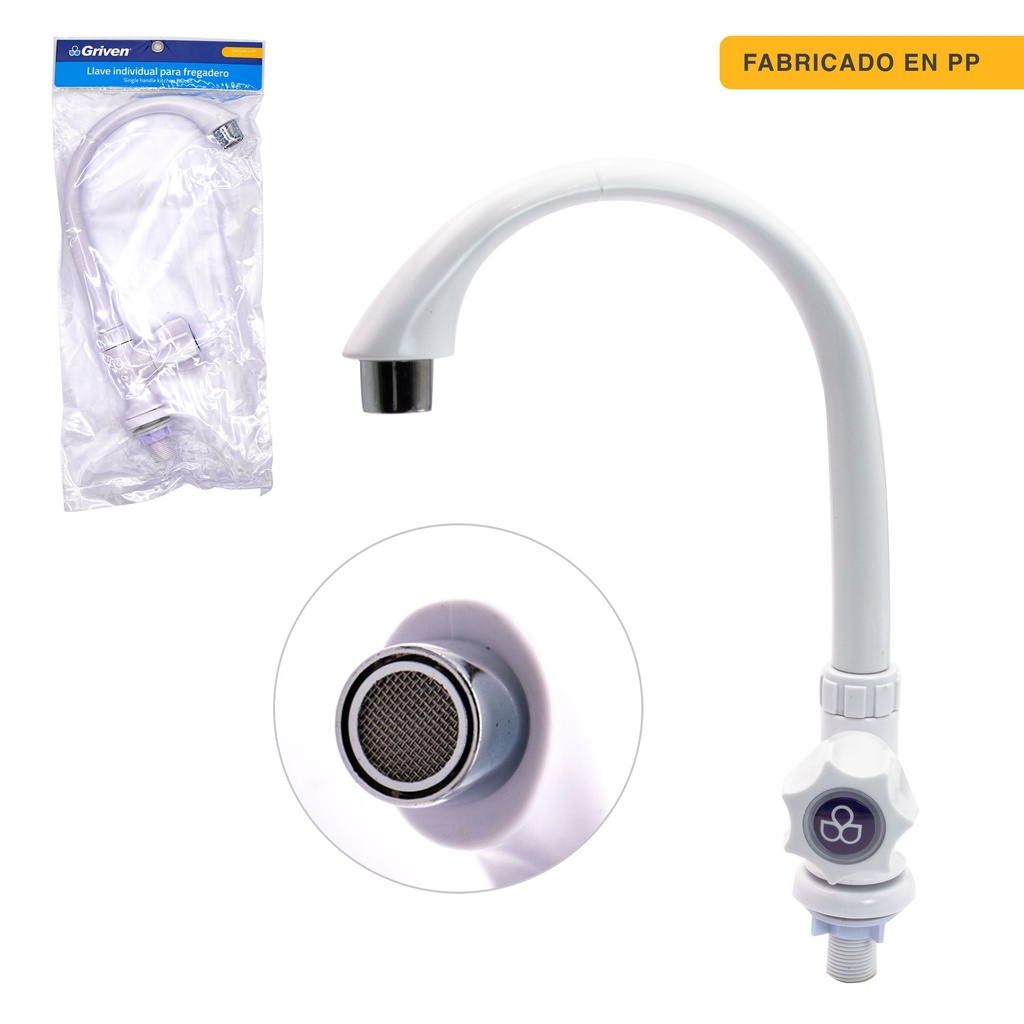 LLAVE FREGADERO PLASTICA GRIVEN 3-244