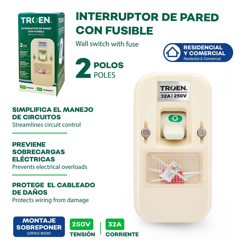 INTERRUPTOR 602 TROEN 3-381