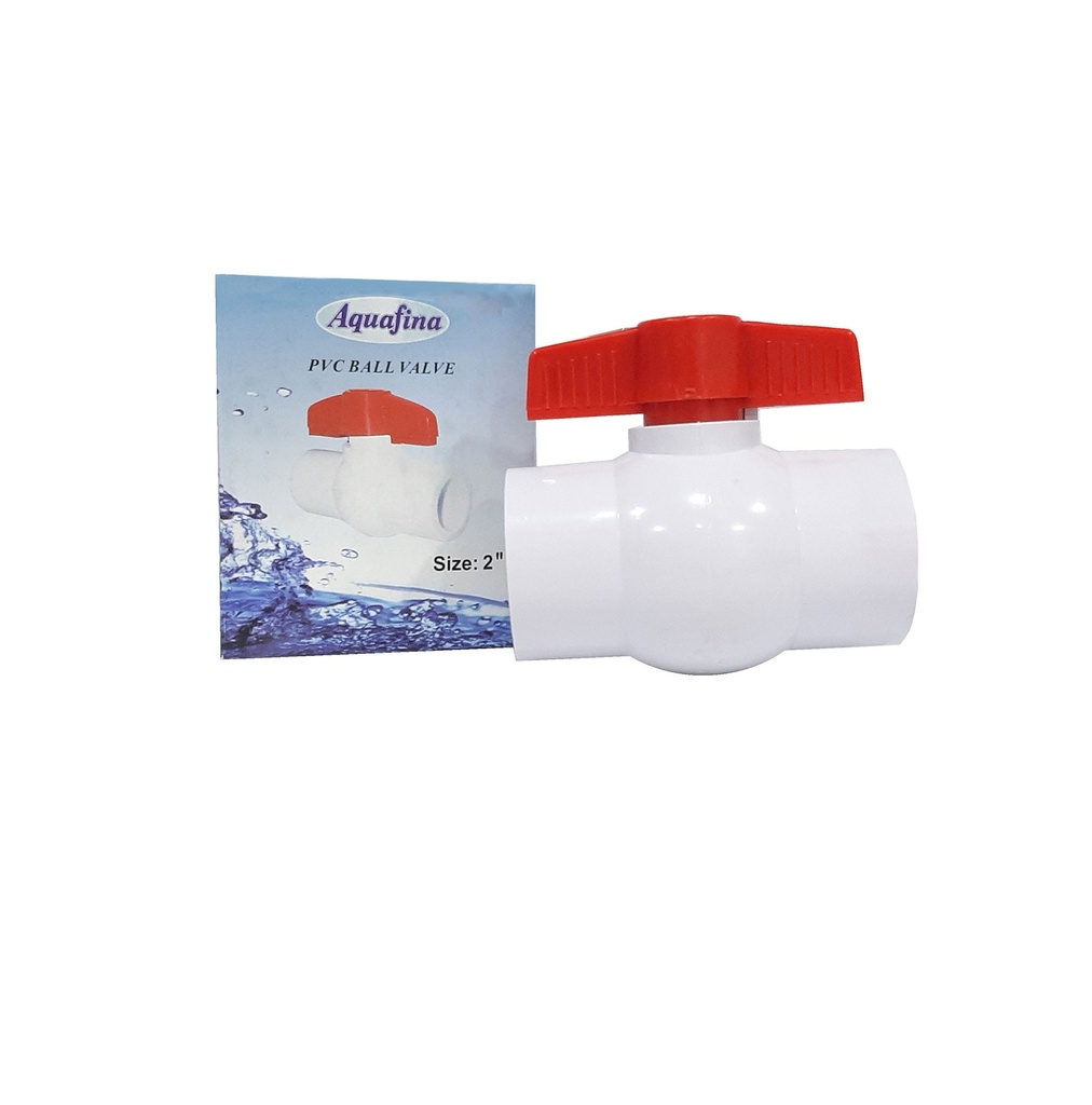 LLAVE DE BOLA PVC C/ROSCA X 2¨ AQUAFINA 3-516