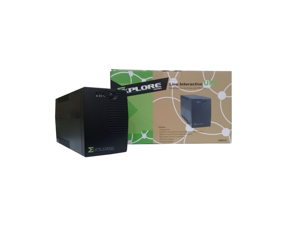 UPS 1000VA/650W EXPLORE 3-601