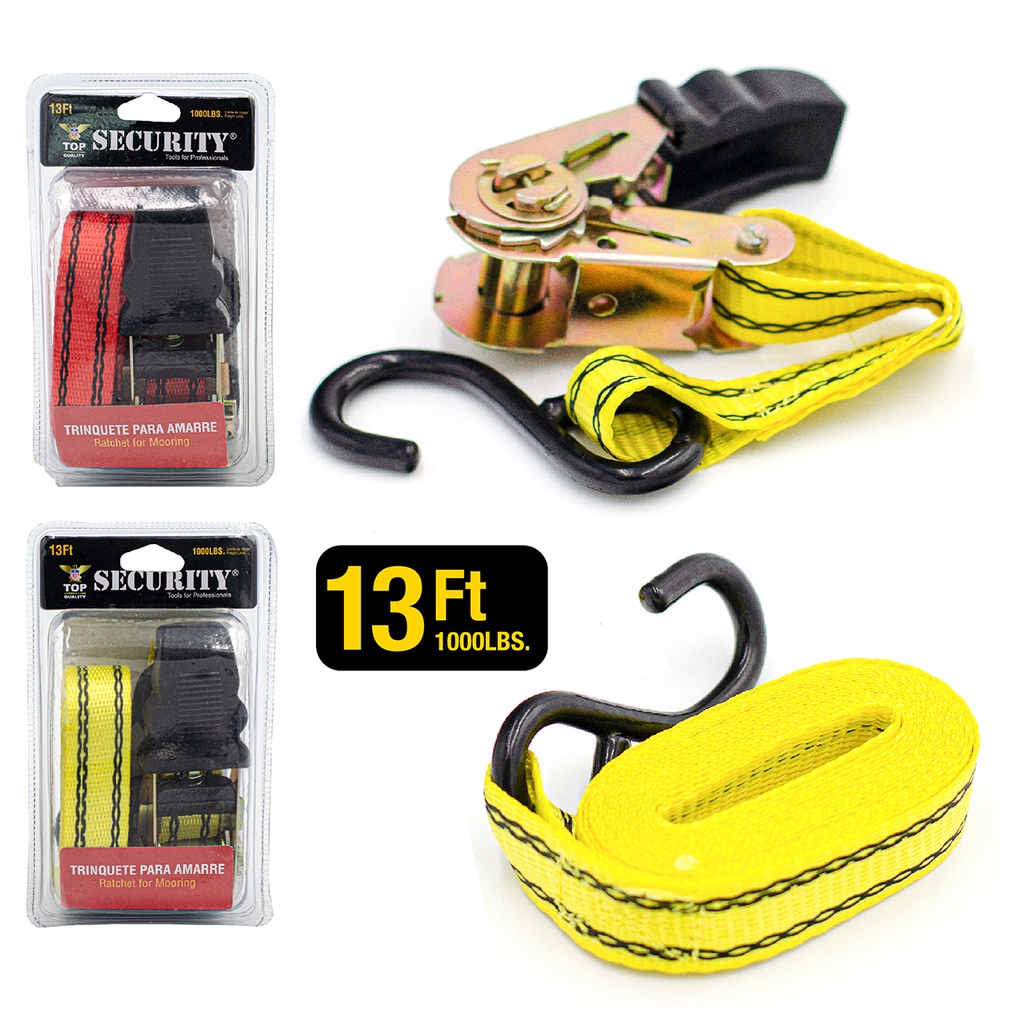 CINTA RACHET 1" SECURITY x 13 FT (1000LBS) 3-646