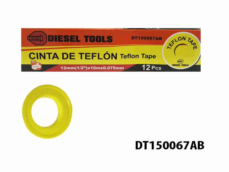 TEFLON PROFESIONAL 1/2 x 10MTS DIESEL TOOL 3-778