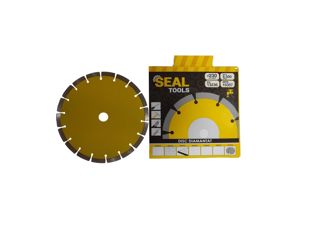 DISCO C/CONCRETO SEGMENT x 9" SEAL TOOL AMARI 3-948