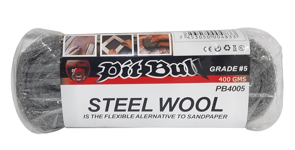 LANA DE ACERO NRO 5 (400GR) PITBULL 4-052