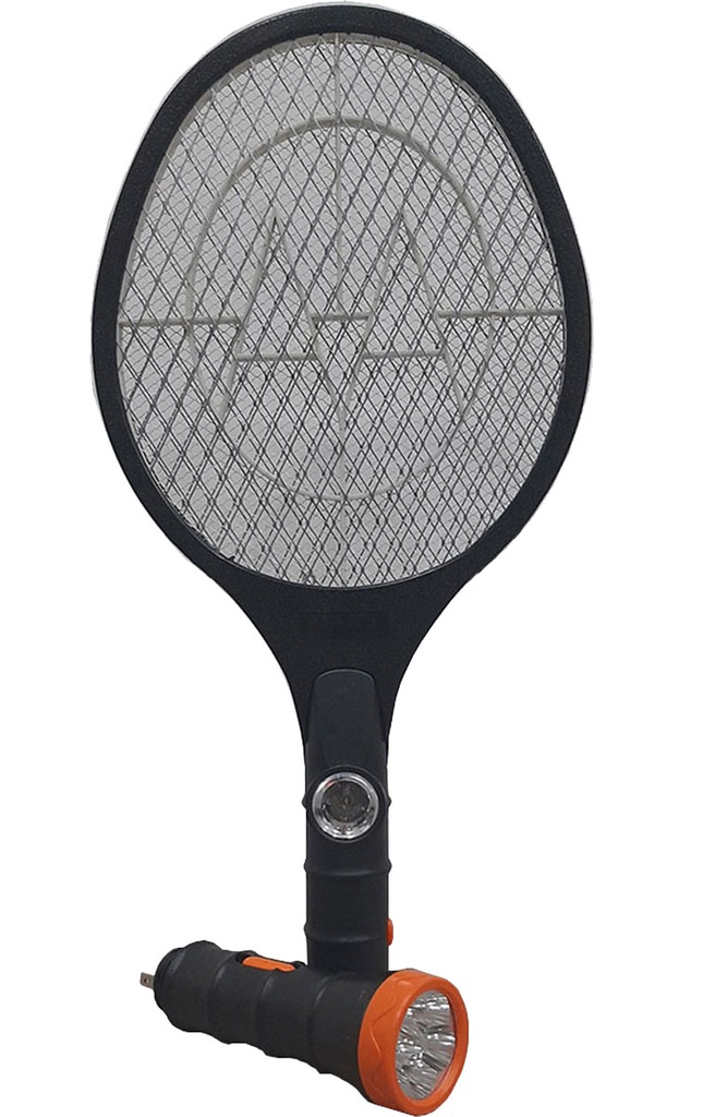 RAQUETA MATA INSECTOS 2 EN 1 CON LINTERNA 4-096