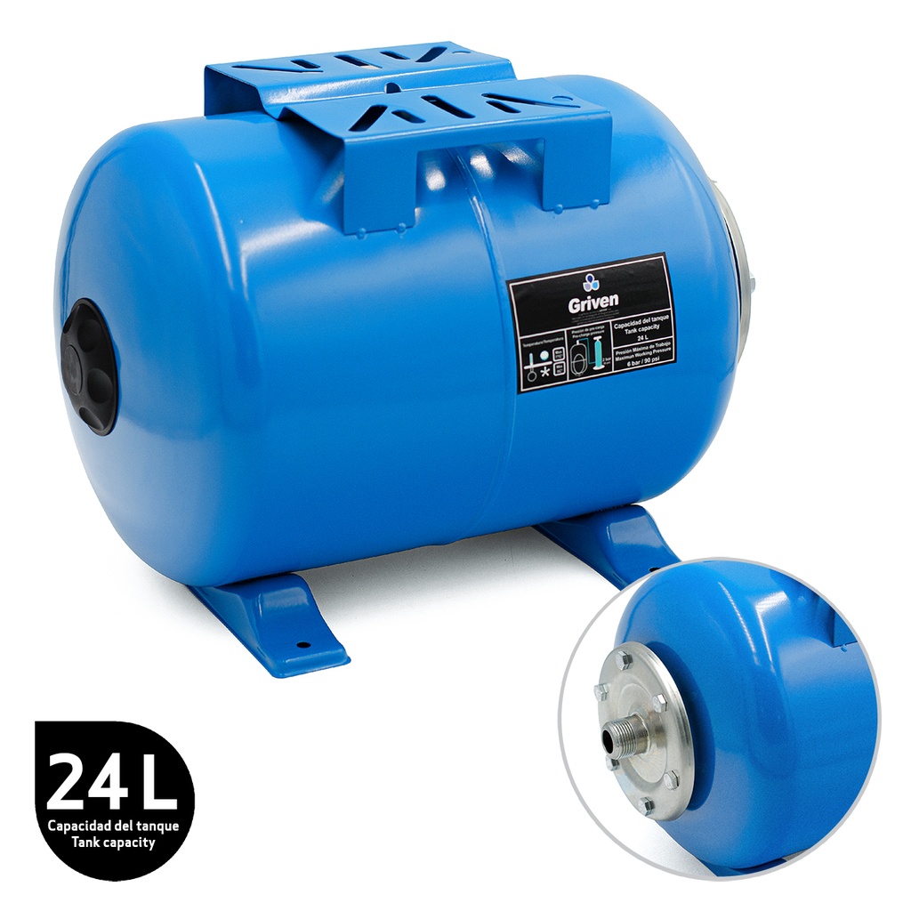 TANQUE PRECARGADO P/HIDRONEUMATICO 24L GRIVEN 4-110