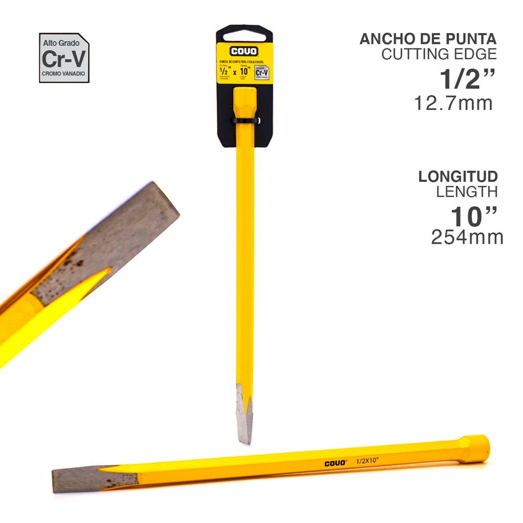 CINCEL 1/2 X10" COVO 4-189