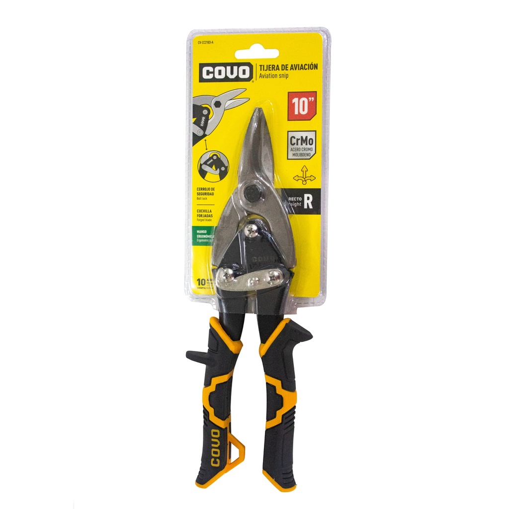 TIJERA DE AVIACION 10" RECTA COVO 4-208
