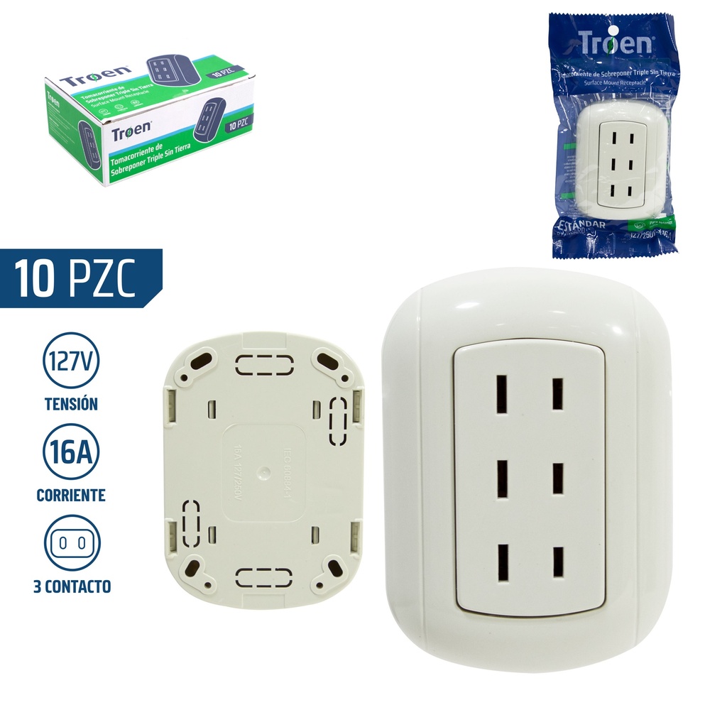 TOMA TRIPLE SUPERFICIAL TROEN 4-325