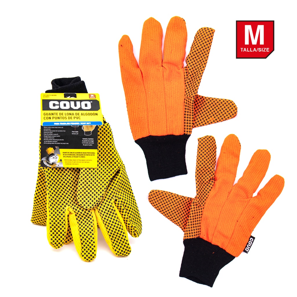 GUANTES PUNTOS PVC COVO PAR 4-438