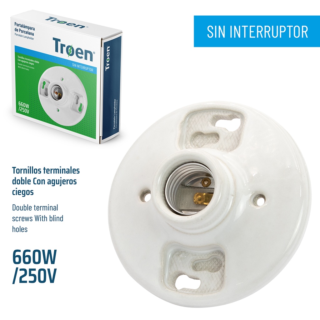 PLAFON DE PORCELANA TROEN 4-495