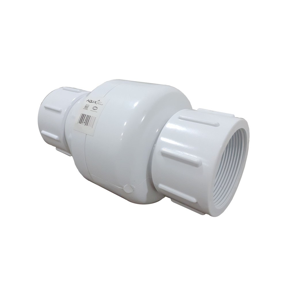 VALVULA CHECK PVC x 2" C/ROSCA AQUAFINA 4-534