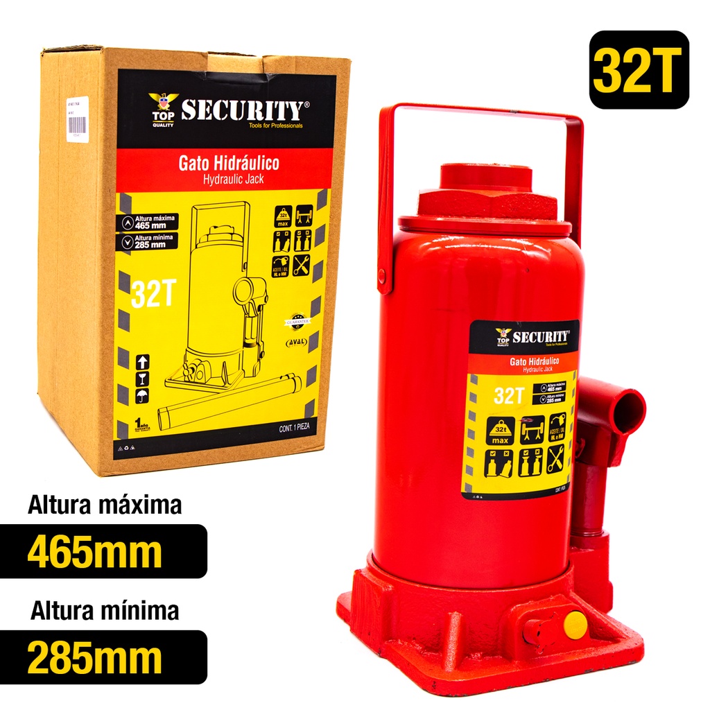 GATO BOTELLA 32 TON  SECURITY 4-581