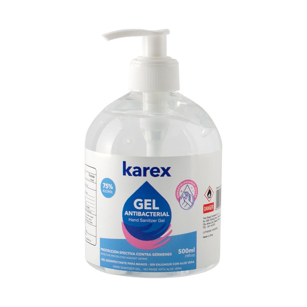 GEL ANTIBACTERIAL x 500 ML KAREX 4-605