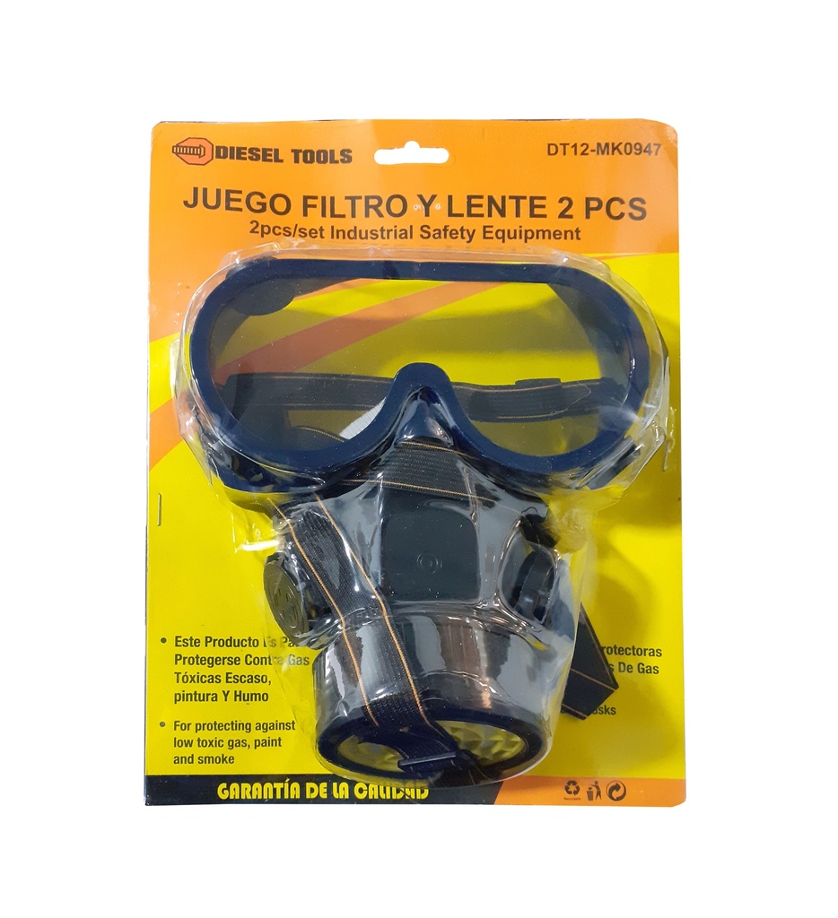 LENTE SEGURIDAD CON FILTRO DIESEL TOOLS 4-641