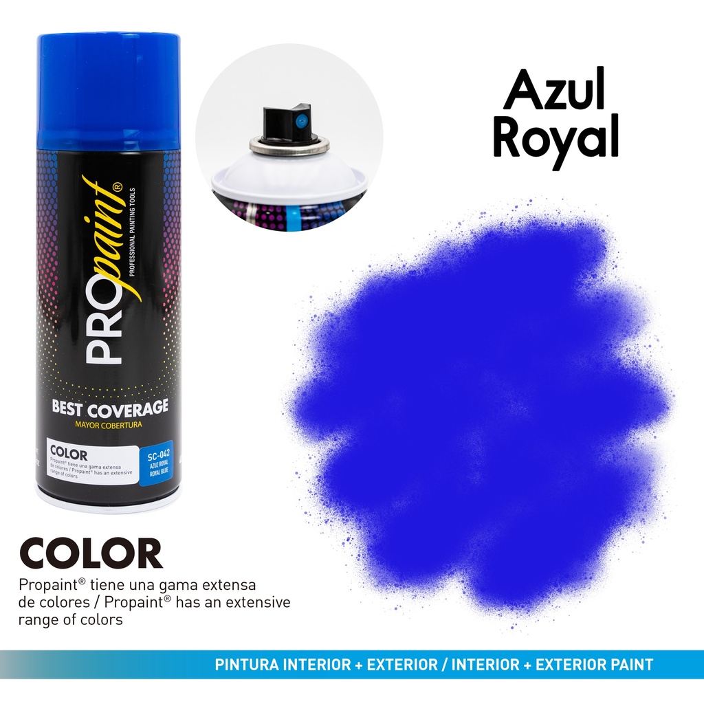 SPRAY AZUL ROYAL x 400 ML PRO PAINT 4-716