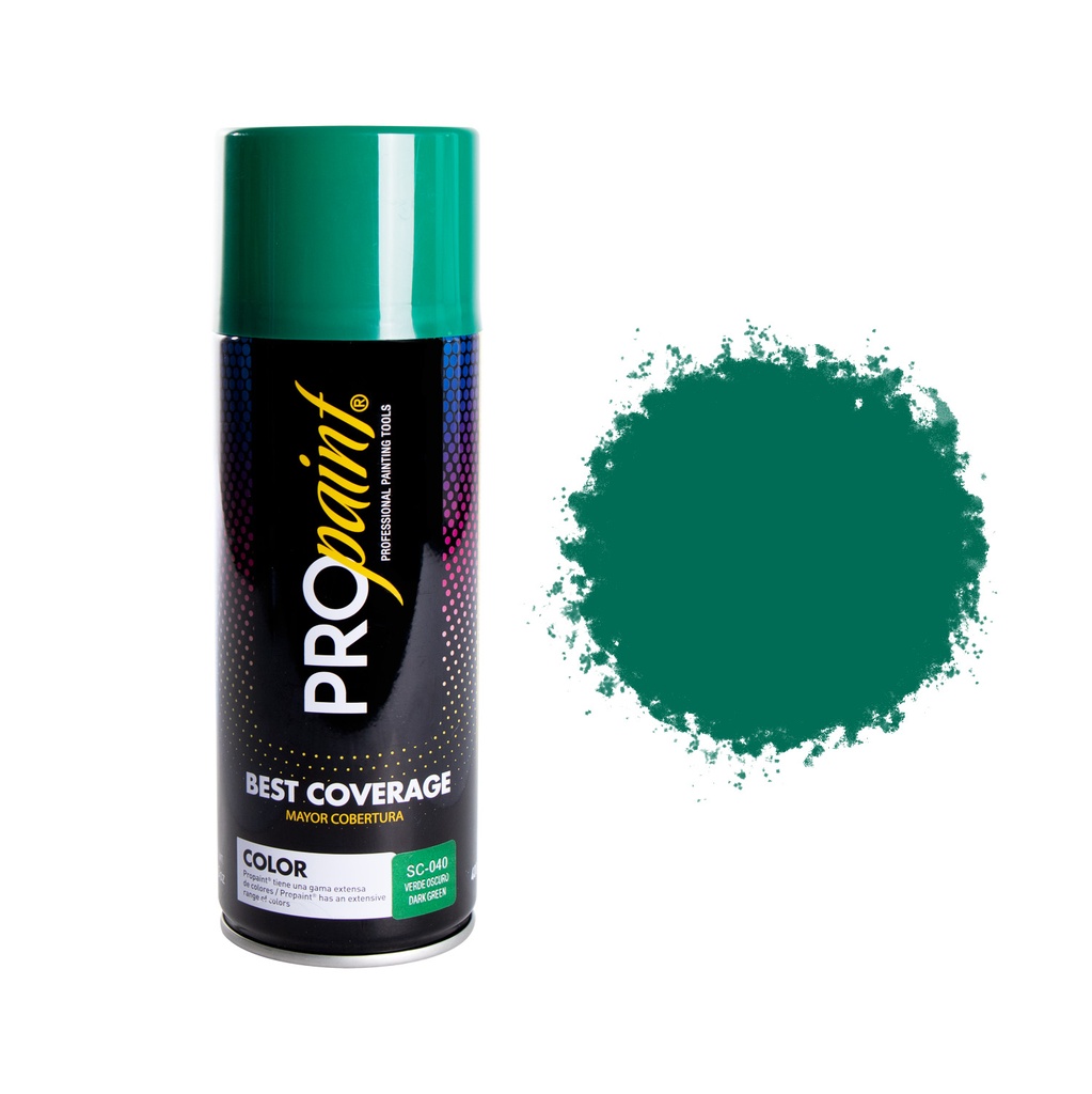 SPRAY VERDE OSCURO x 400 ML PRO PAINT 4-719