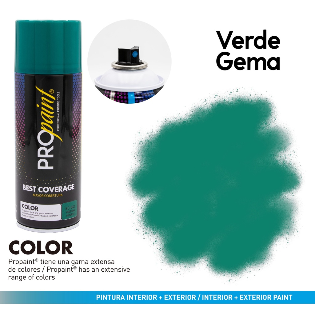 SPRAY VERDE GEMA PRO PAINT 4-723