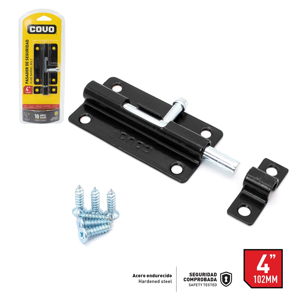 PASADOR DE SEGURIDAD 4 PULG  COVO 4-780