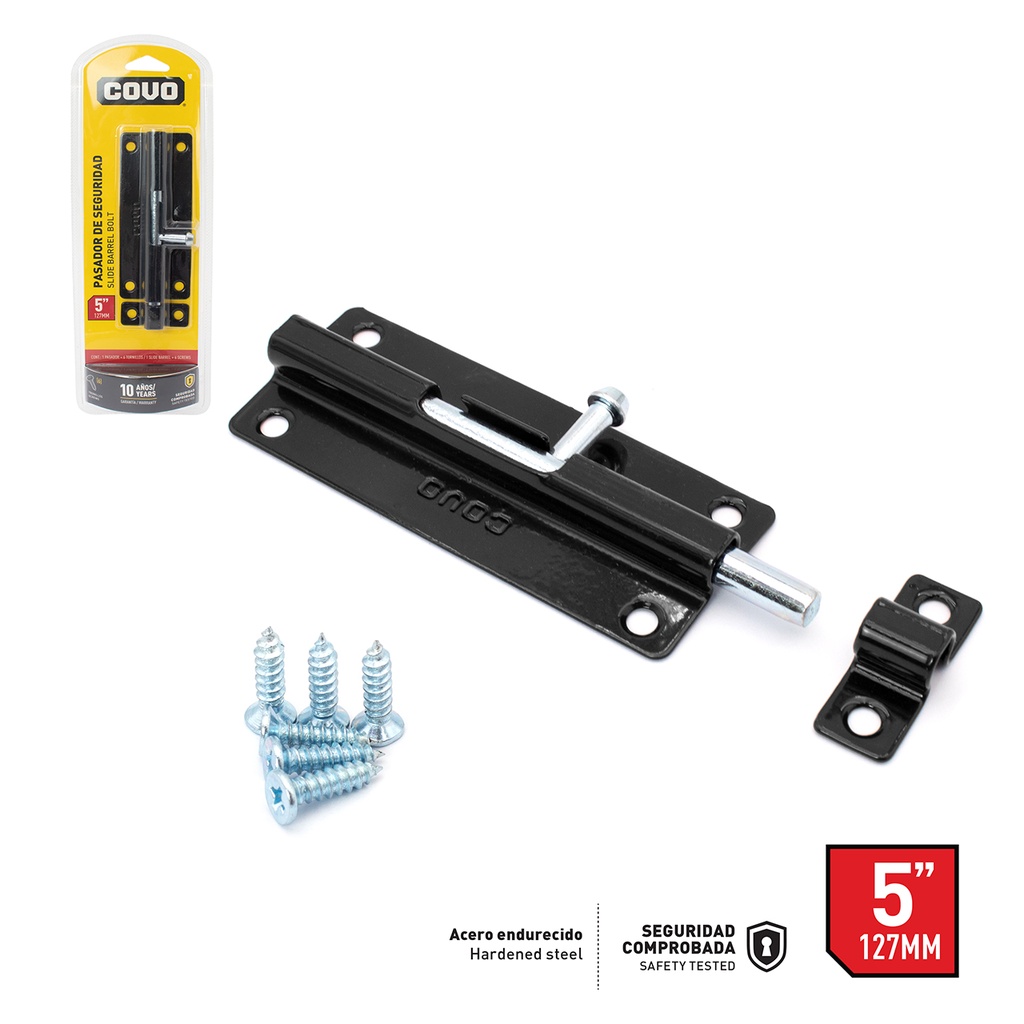 PASADOR DE SEGURIDAD 5 PULG   COVO 4-781