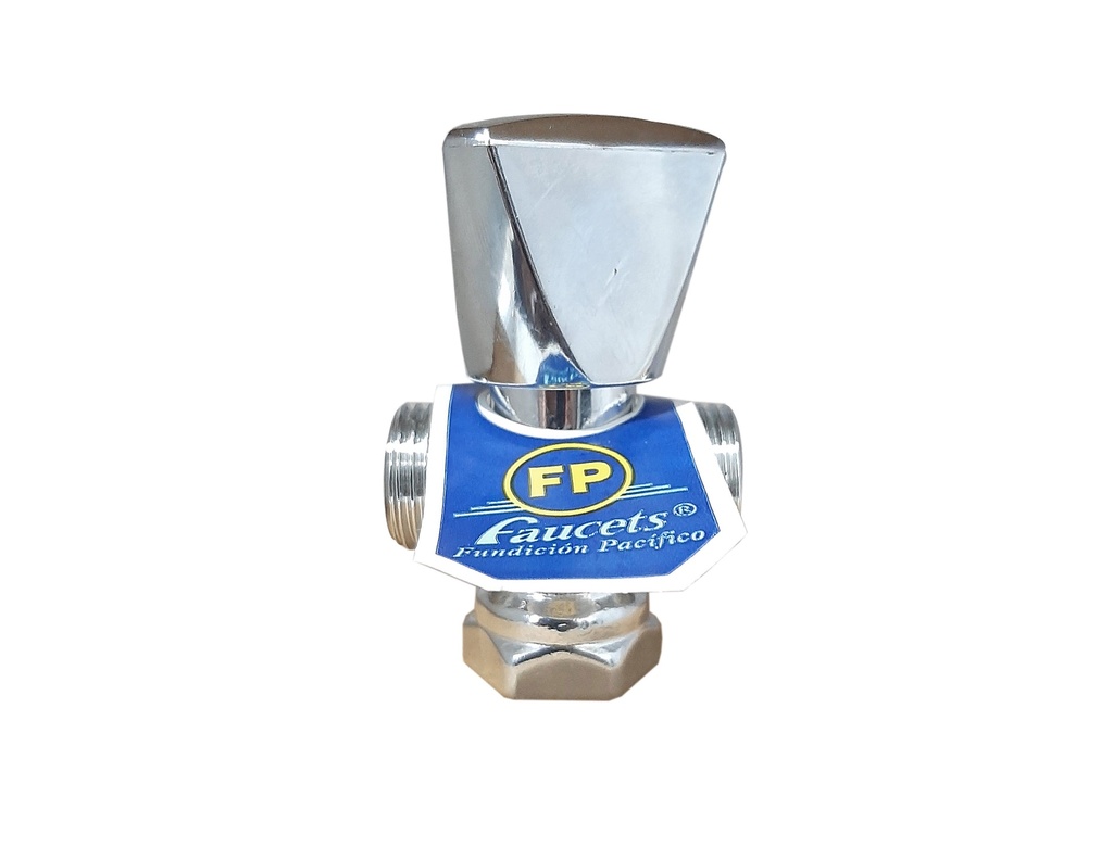 LLAVE ARRESTO DOBLE 1/2" x 1/2"  FUNDIC PACI 0-106